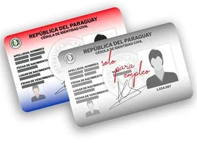Ilustração de documentos paraguaios
